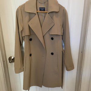 Abercrombie & Fitch Drapey Trench Coat